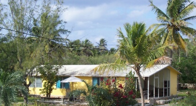 Bungalow for sale in stunning Exuma Bahamas close to 3 Sisters Beach.